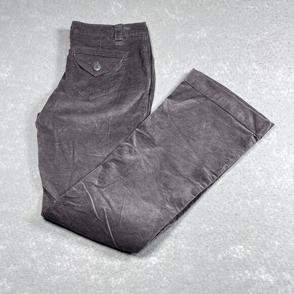 REI Pants Women 8 Brown Corduroy Stretch Boot Cut Lightweight Outdoors Pockets - Picture 1 of 16